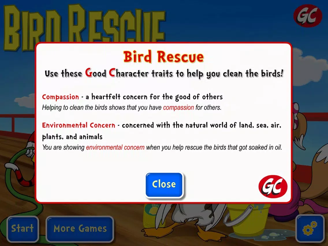 Ảnh chụp màn hình của Bird Rescue - Lucky Kat World iPad 