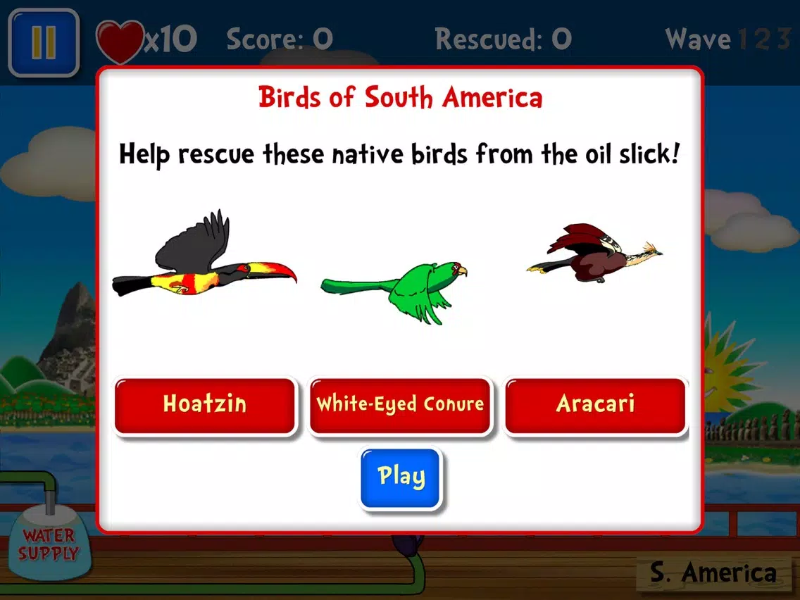 Ảnh chụp màn hình của Bird Rescue - Lucky Kat World iPad 
