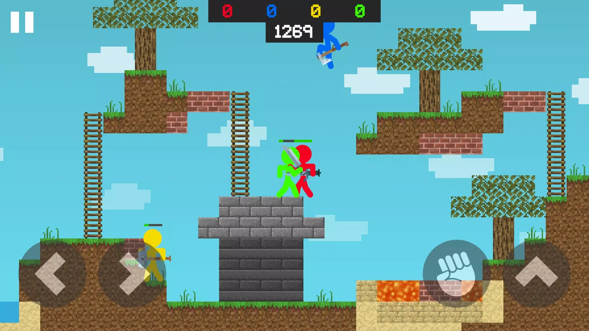 Stickman Block Craft Fight Screenshots