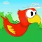 Parrot Noah the Flappy Fool - Extra Stupid Humming Bird in the African Rainforest Getaway