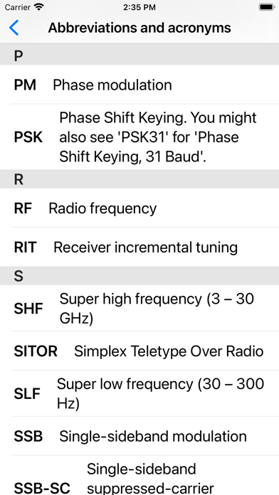 Radio Reference Screenshots