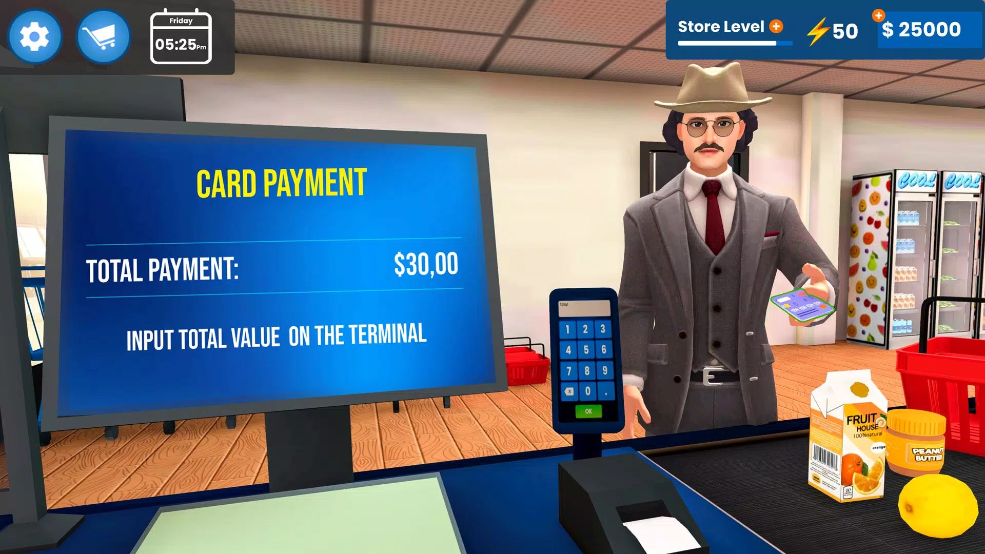 My Supermarket Store Sim 3d应用截图