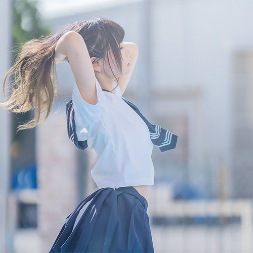 Japanese School Girl Wallpaper