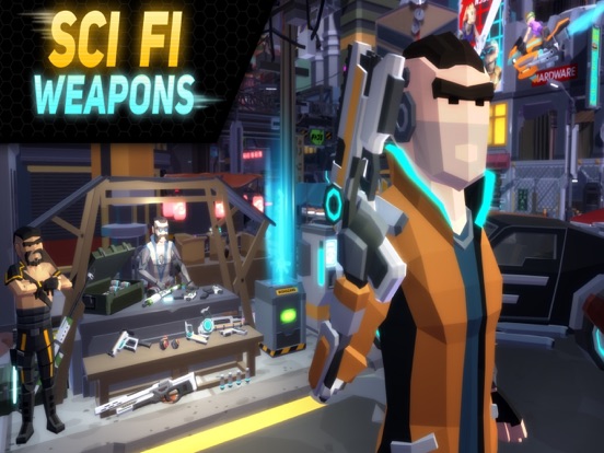 صور Cyber Gangster Polygon iPad 