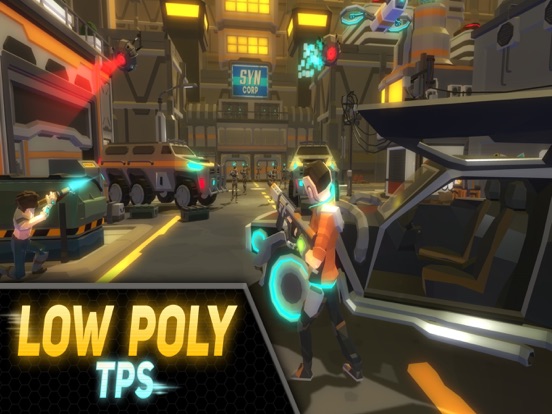 صور Cyber Gangster Polygon iPad 