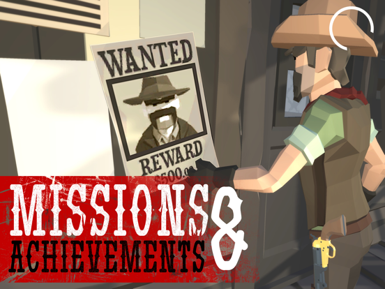 ภาพหน้าจอของ Wild West Polygon Cowboy iPad 