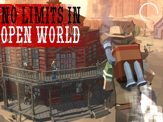 ภาพหน้าจอของ Wild West Polygon Cowboy iPad 