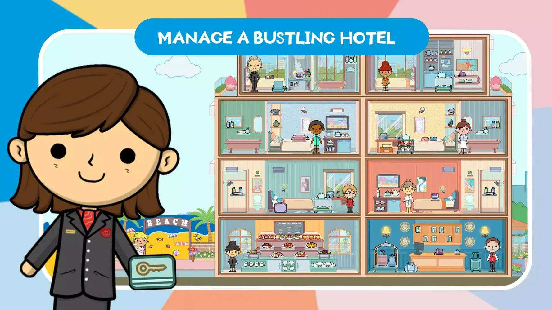 Lila's World: Hotel Vacation Screenshots