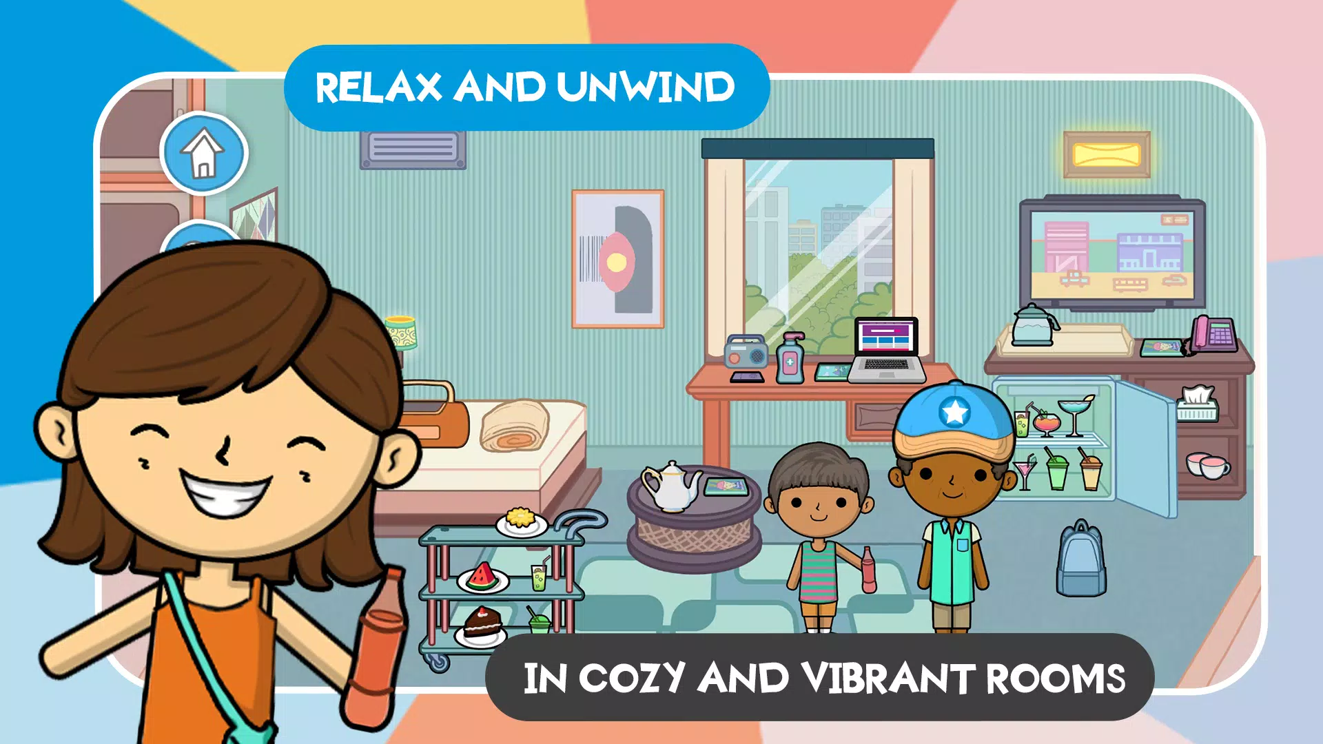 Ảnh chụp màn hình của Lila's World: Hotel Vacation