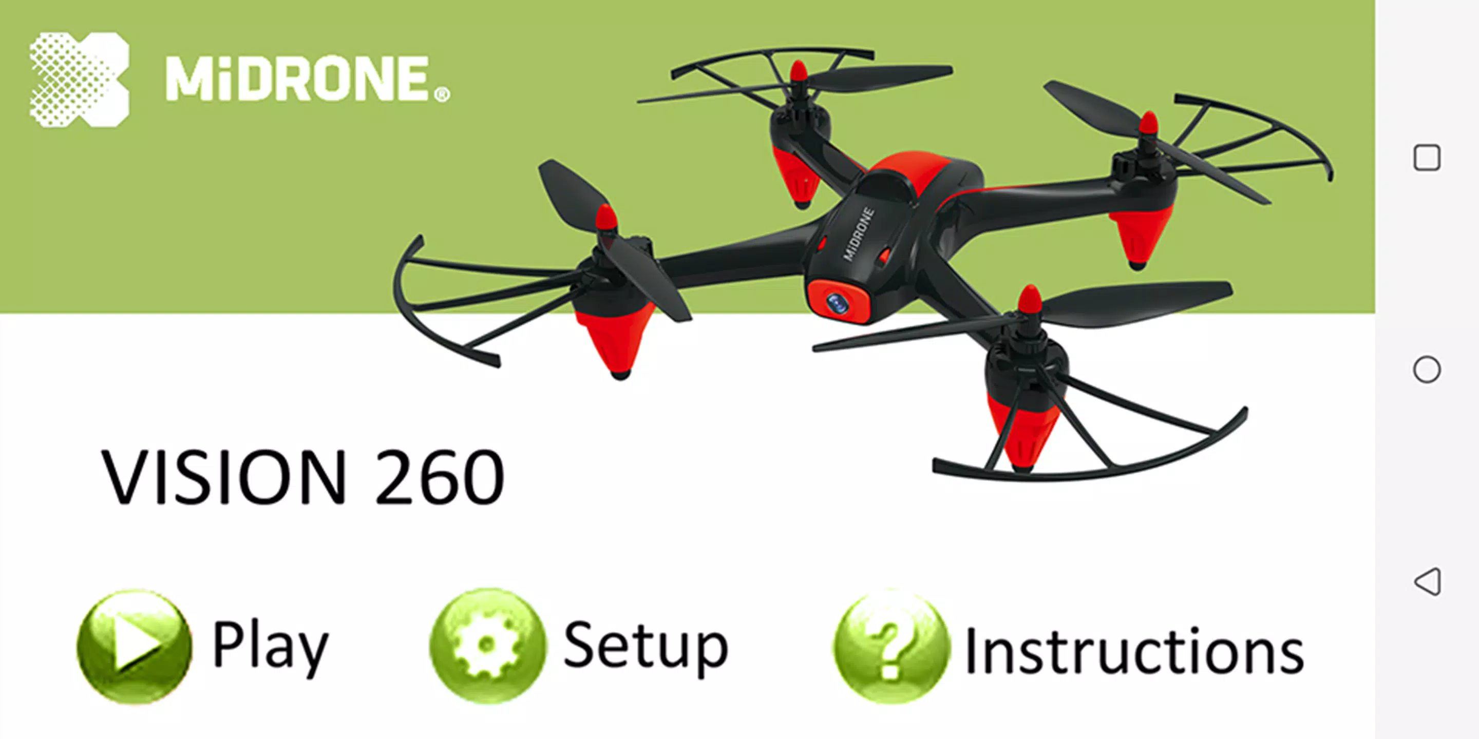 Capturas de pantalla de Midrone VISION 260