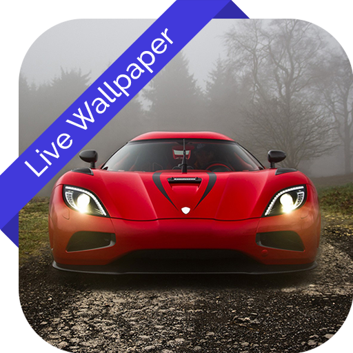 3D Red Magic Car Cube LWP