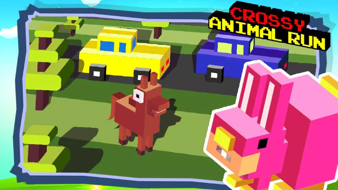 Ảnh chụp màn hình của Crossy Animal Run - Infinite Arcade Game