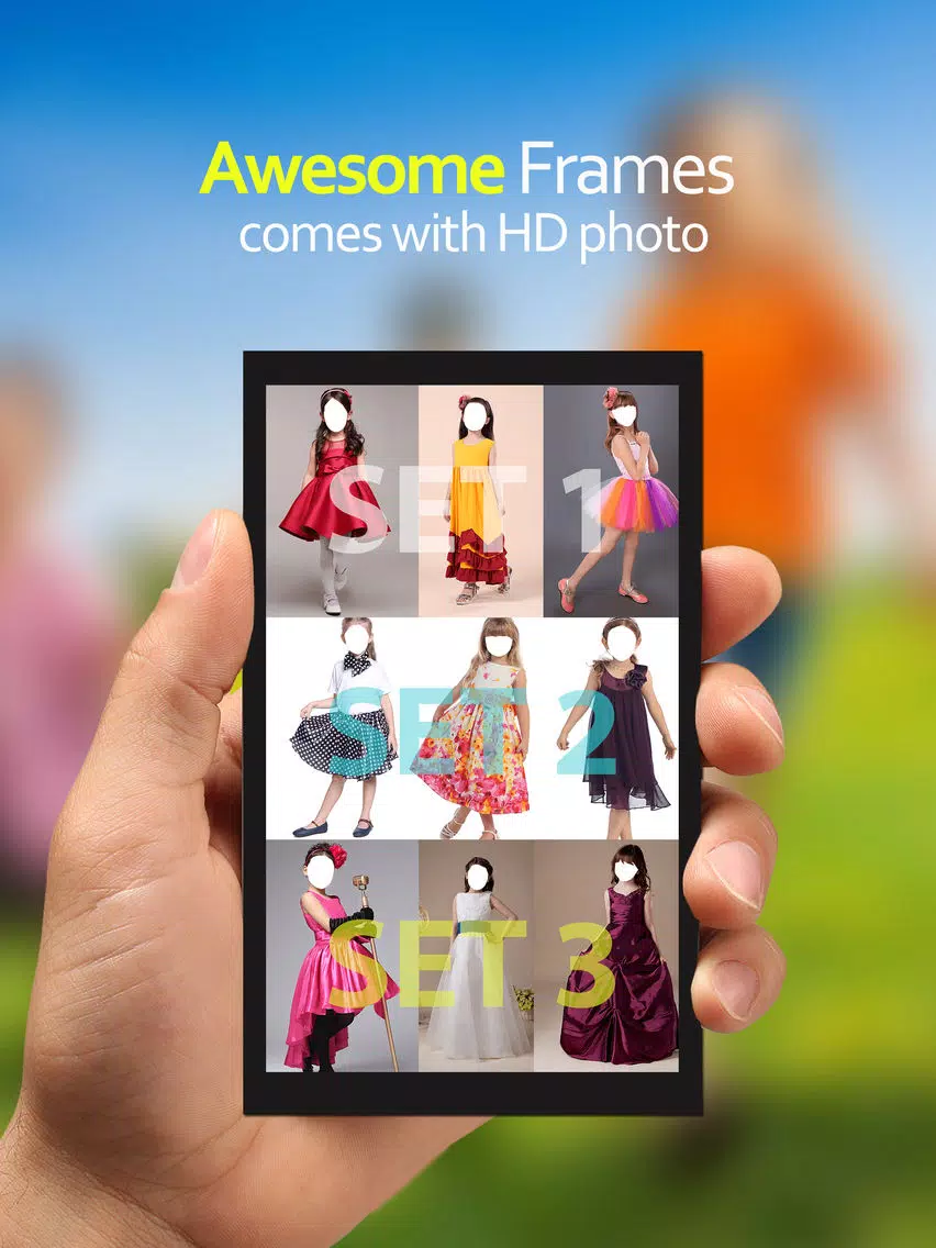 Dress Frames For Kids iPad Screenshots