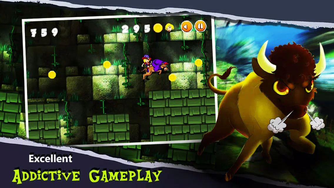 Temple Adventure : Girl Bull Run Screenshots