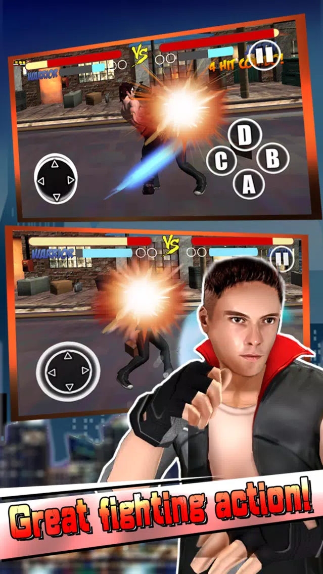 Captures d'écran de Street Combat-City Fighter:Free Fighting & boxing wwe games