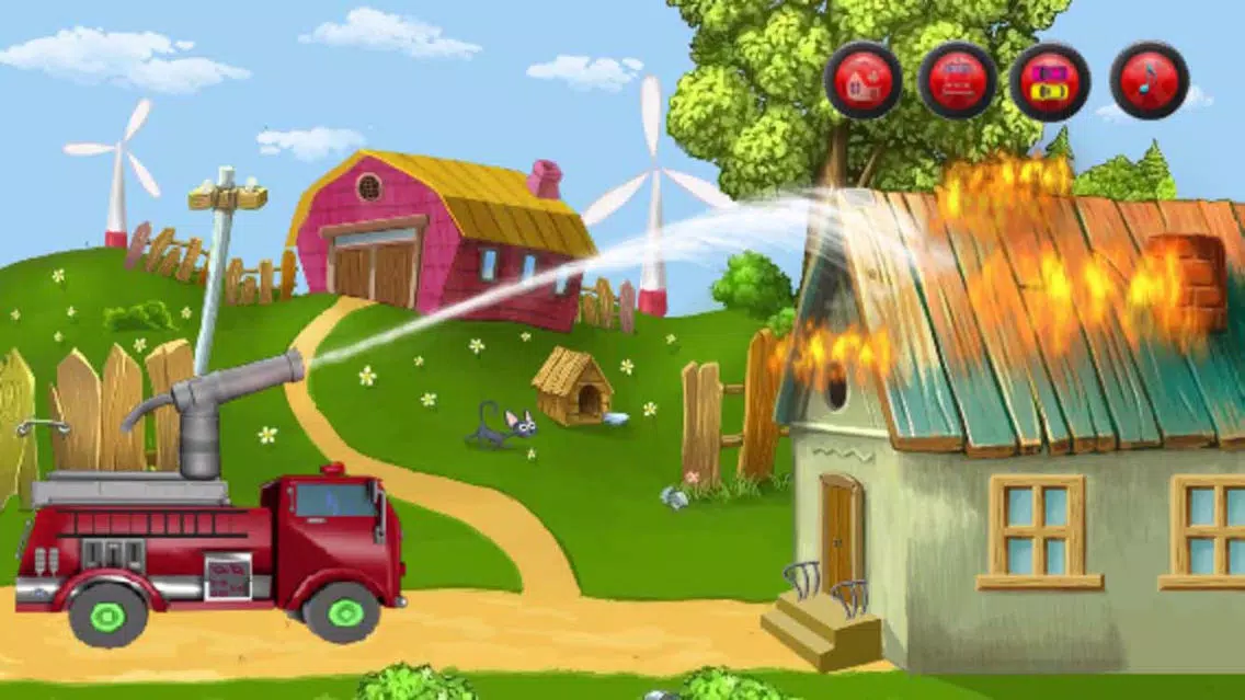 Fight Fires:Fire Truck And Firemen-Rush Hour:Reasoning Puzzle Games For Kids-Traffic Jam! Screenshots