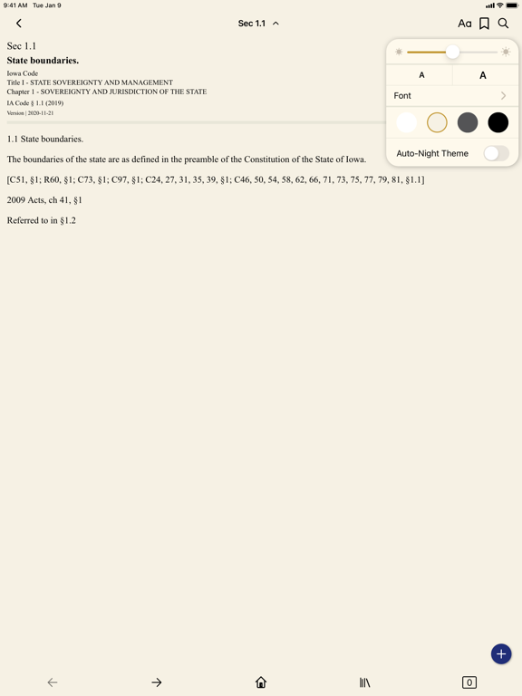 Iowa Code by PocketLaw iPad Screenshots