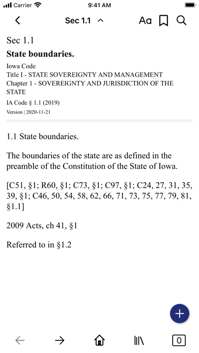 Iowa Code by PocketLaw Screenshots