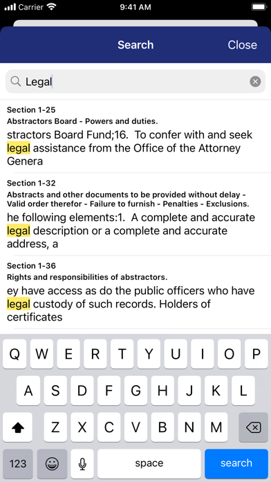 Oklahoma Statutes by PocketLaw Screenshots