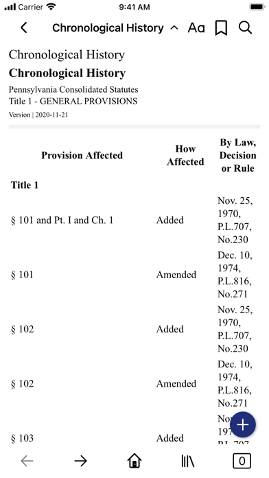 Pennsylvania Statutes Law Screenshots