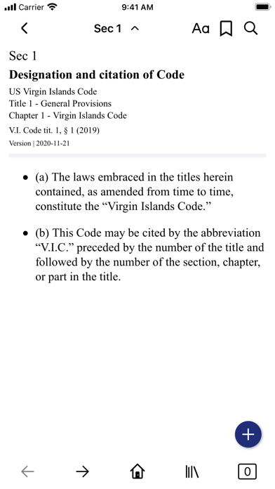 US Virgin Islands Code Screenshots