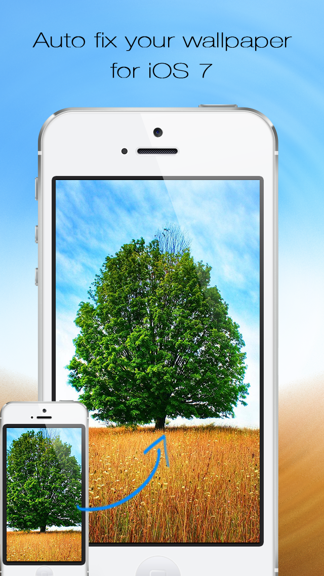 Wallpaper Fix & Fit Free- Scale, zoom, and position your background photos for iOS 7 home screen Screenshots