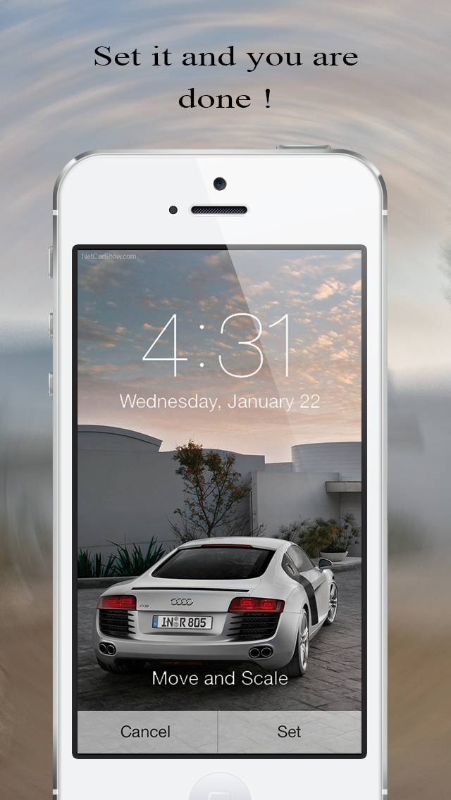 Wallpaper Fix & Fit Free- Scale, zoom, and position your background photos for iOS 7 home screen Screenshots