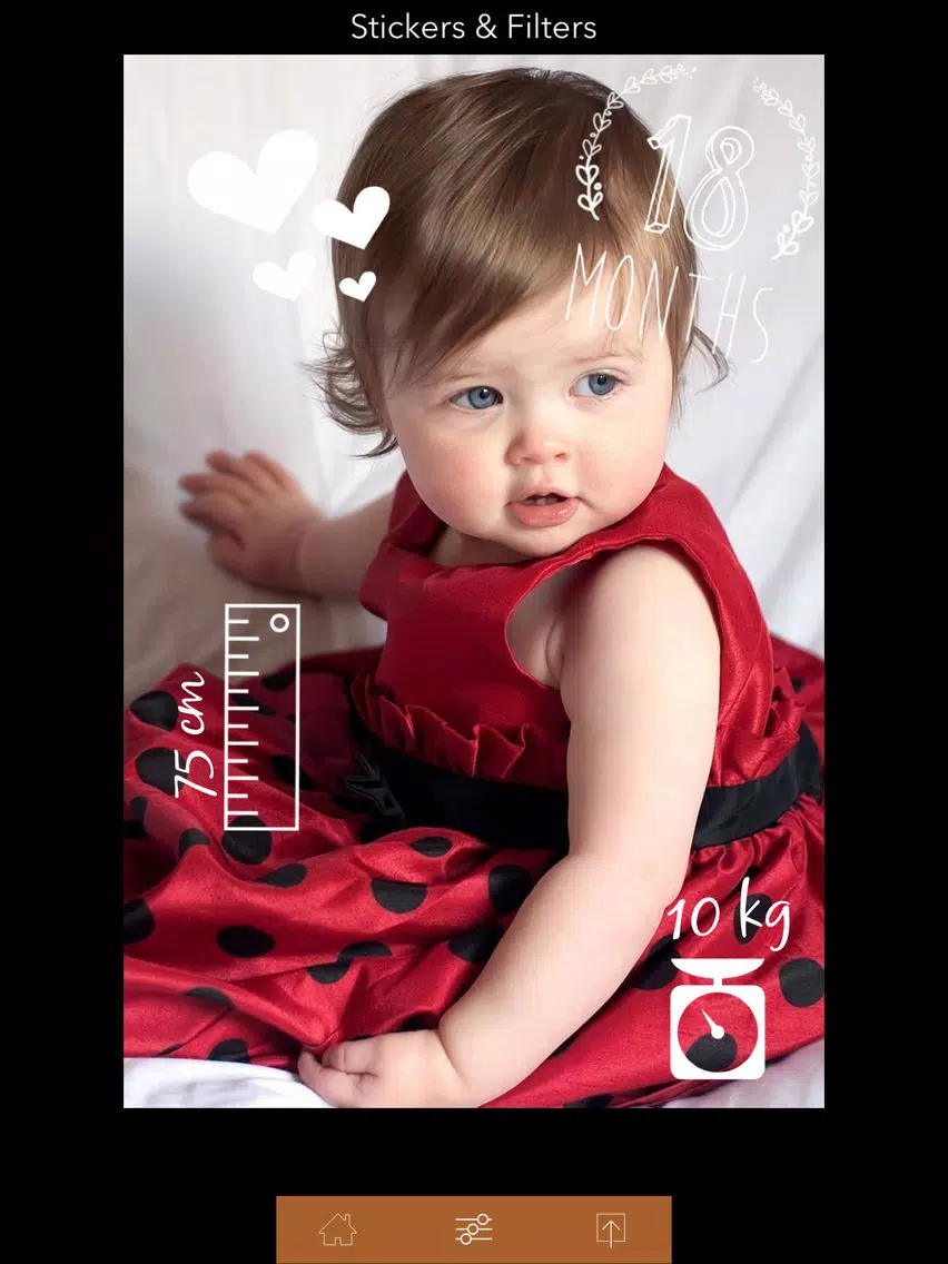 +470 stickers & filters | baby story iPad Screenshots