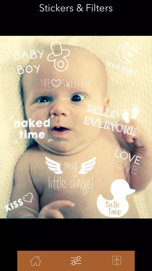 +470 stickers & filters | baby story Screenshots