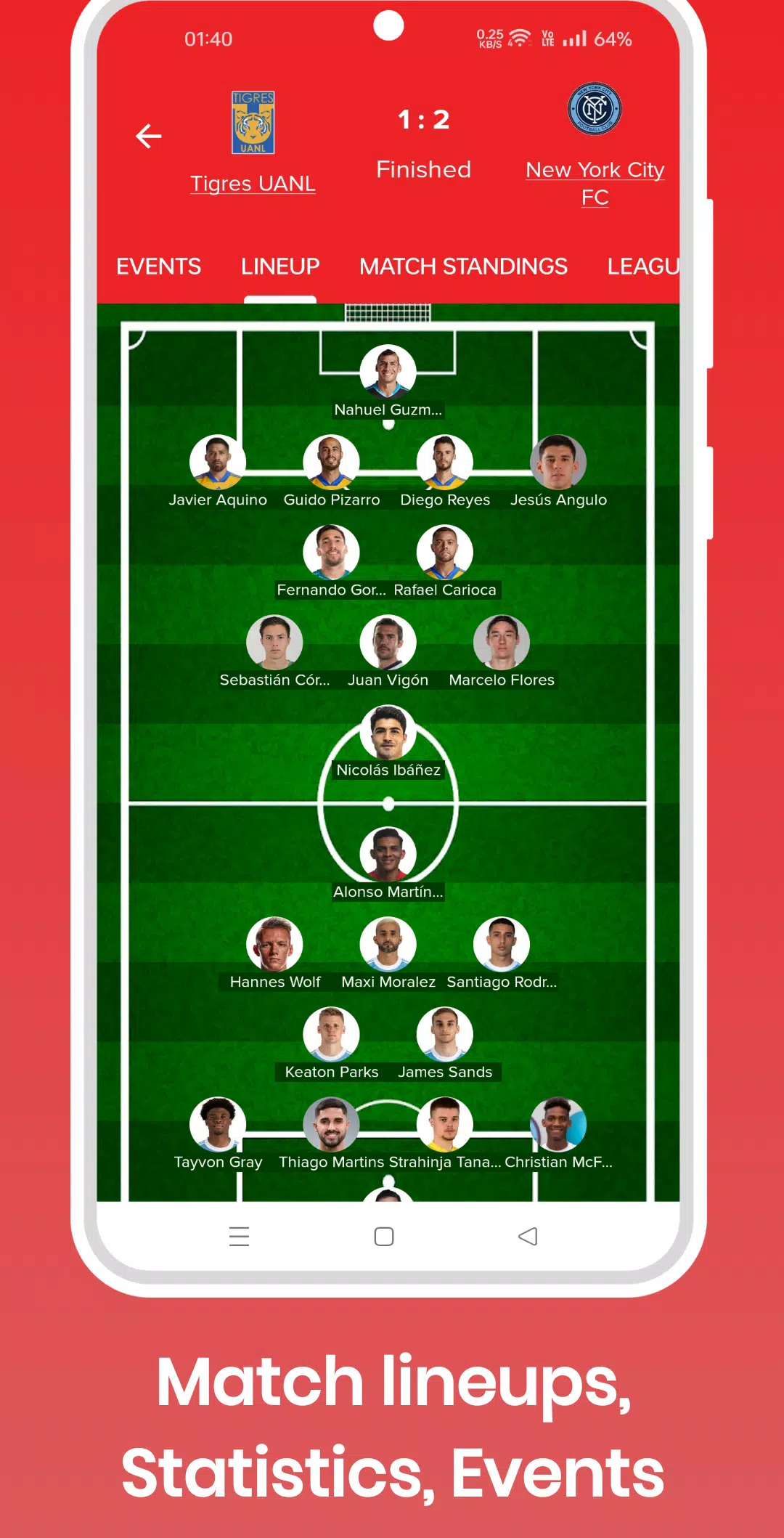 Football Live Score, Soccer स्क्रीनशॉट