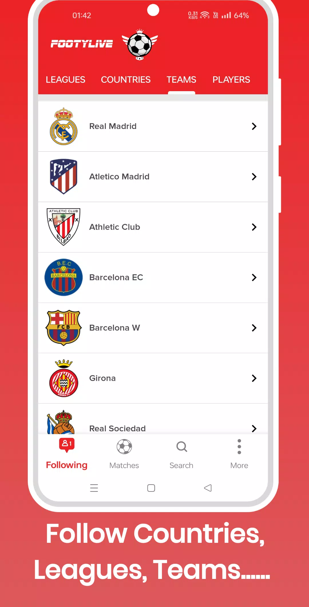 Football Live Score, Soccer स्क्रीनशॉट