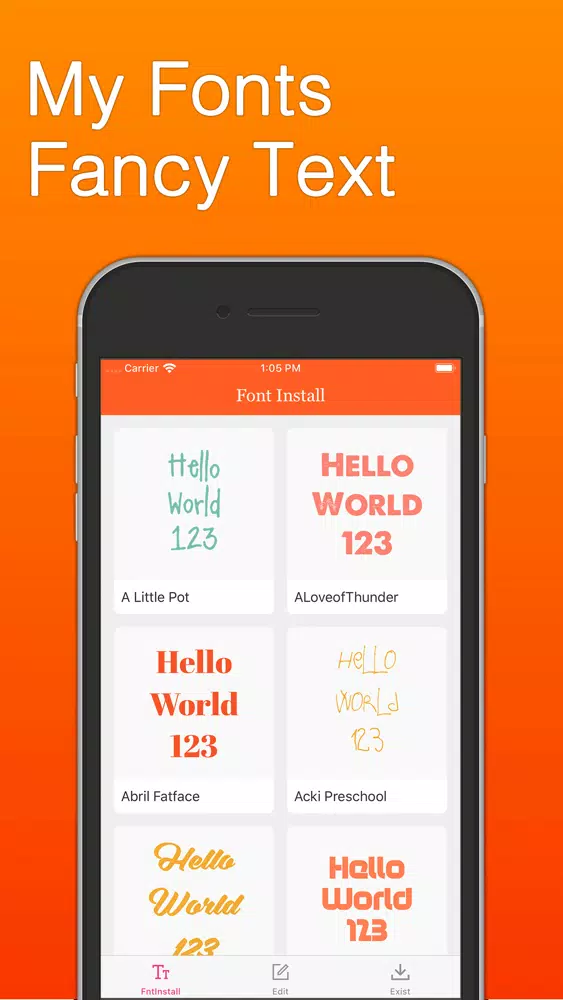 Fonts Install - Cool Fonts Screenshots