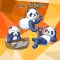 Kawaii Lazy Panda Stickers