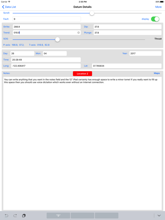 FaultKin Mobile iPad Screenshots