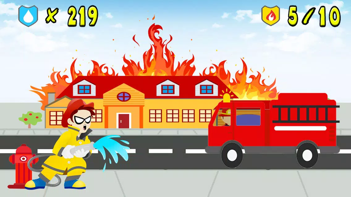 Capturas de tela do Fireman Titan Fights Games