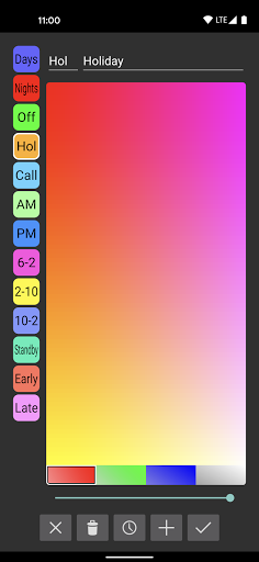 Shift Work Calendar Screenshots