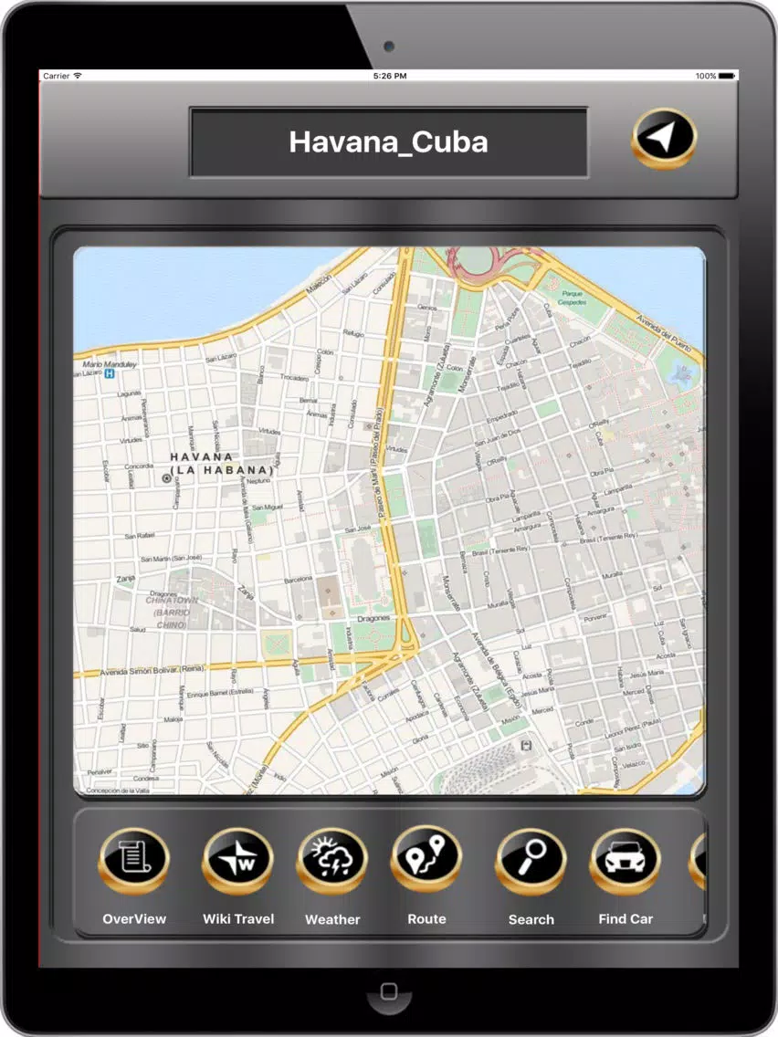 Havana_Cuba Offline maps & Navigation iPad Ekran Görüntüleri