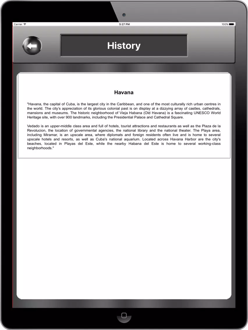 Havana_Cuba Offline maps & Navigation iPad Ekran Görüntüleri