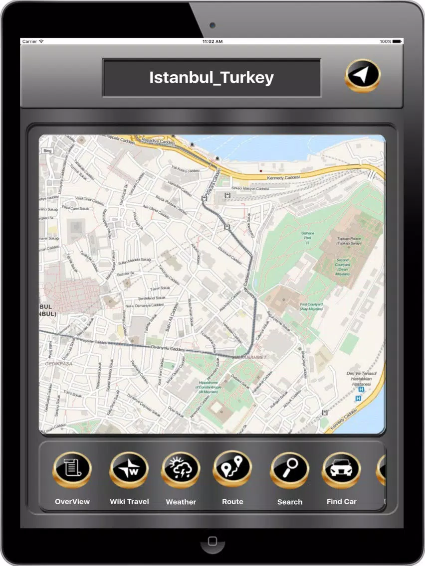 Ảnh chụp màn hình của Istanbul_Turkey Offline maps & Navigation iPad