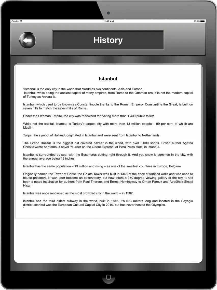 Ảnh chụp màn hình của Istanbul_Turkey Offline maps & Navigation iPad
