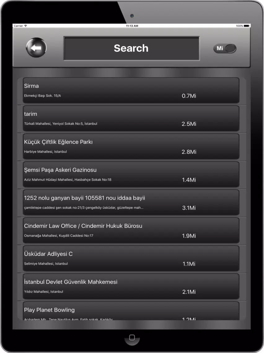 Ảnh chụp màn hình của Istanbul_Turkey Offline maps & Navigation iPad