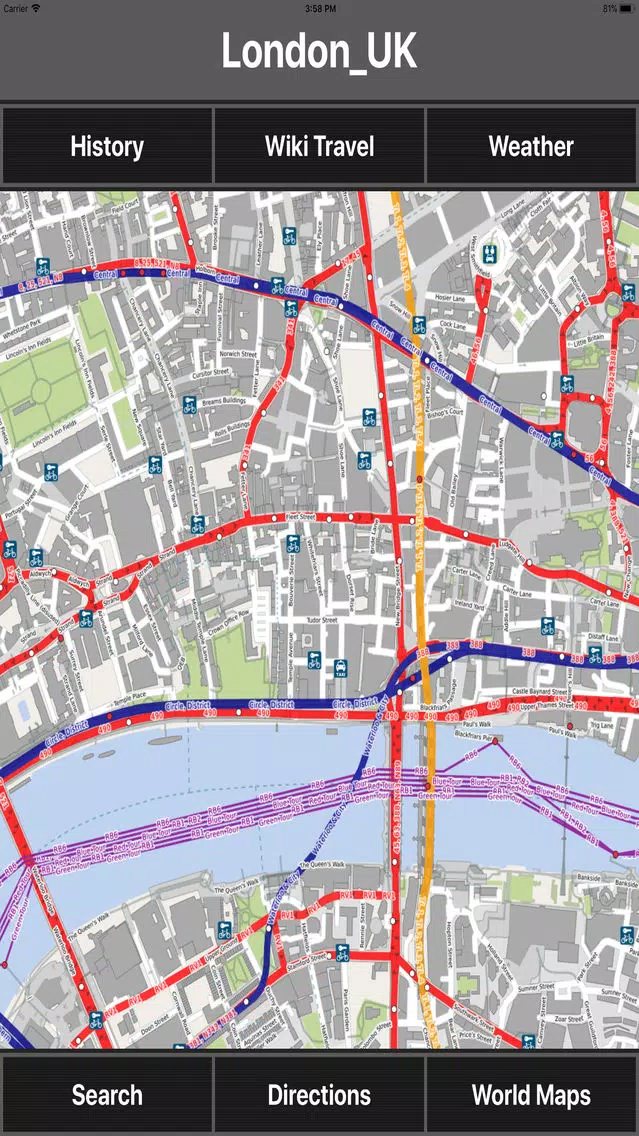 London UK Travel Map Offline Screenshots
