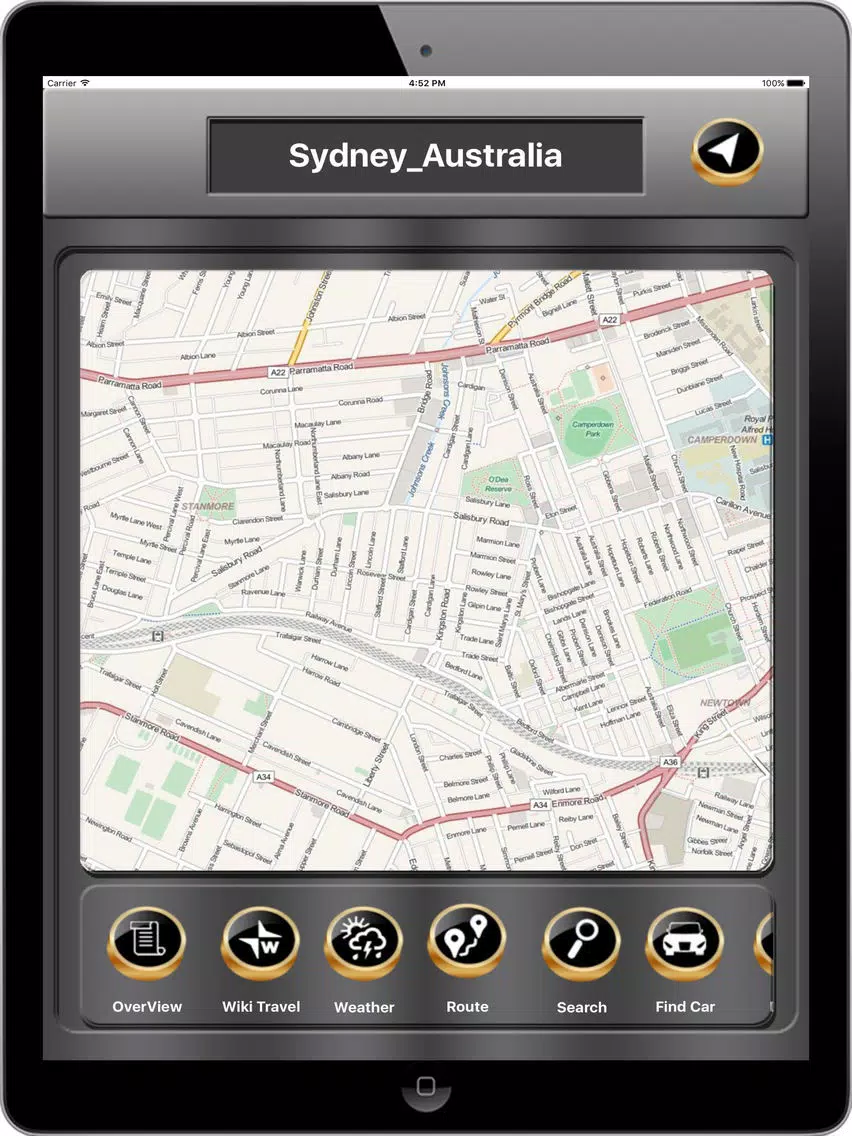 Sydney_Australia Offline maps & Navigation iPad Screenshots
