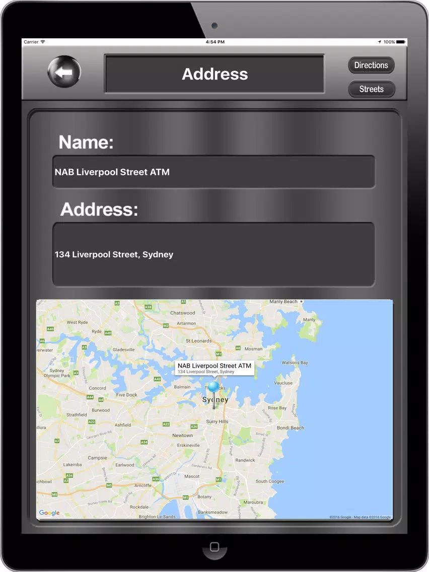 Sydney_Australia Offline maps & Navigation iPad Screenshots