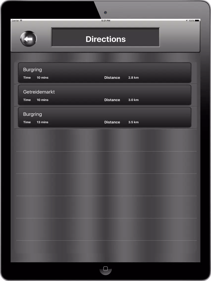 Vienna_Austria Offline maps & Navigation iPad Screenshots