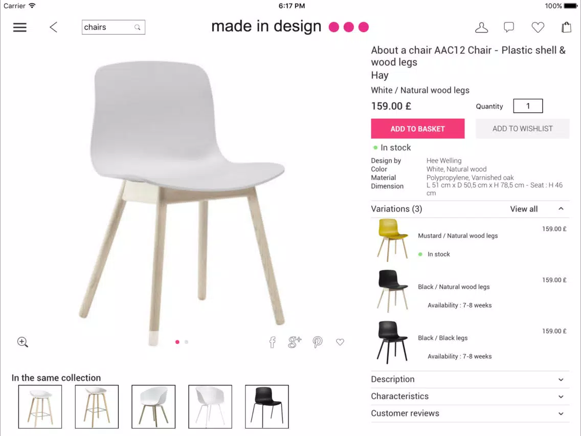 Made In Design : Design & Decoration iPad Screenshots