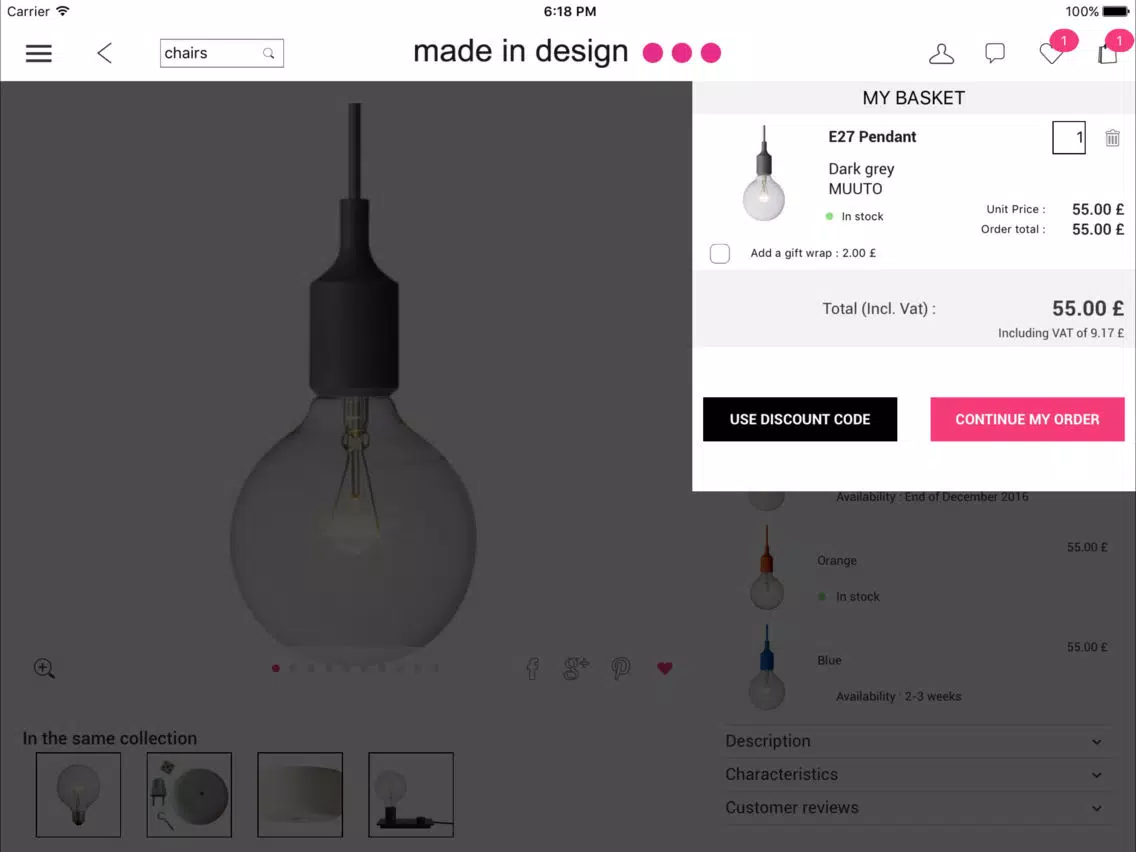 Made In Design : Design & Decoration iPad Screenshots