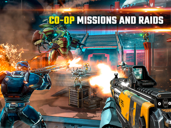 Tangkapan layar Shadowgun Legends: Online FPS iPad 