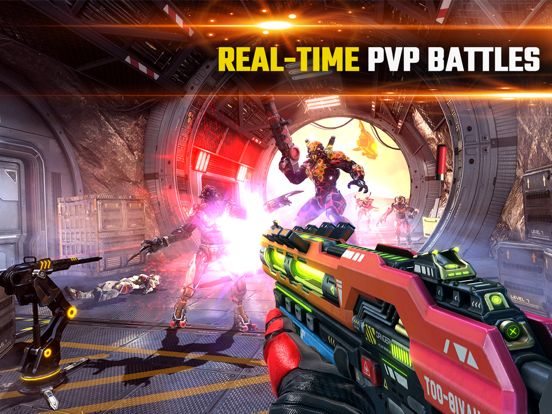 Tangkapan layar Shadowgun Legends: Online FPS iPad 