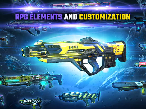 Tangkapan layar Shadowgun Legends: Online FPS iPad 
